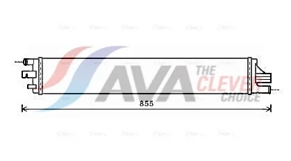 Chladič, chlazení motoru AVA Clever Choice RTA2559 Chladič, chlazení motoru AVA Clever Choice RTA2559