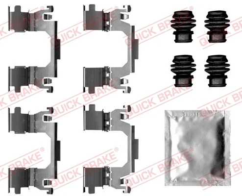 Sada prislusenstvi, oblozeni kotoucove brzdy QUICK BRAKE 109-0061