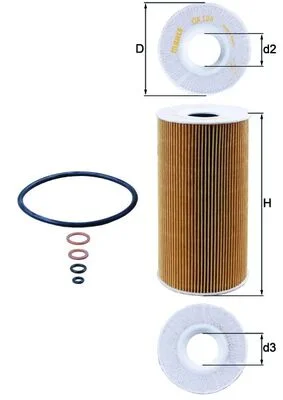 Olejový filtr KNECHT OX126D