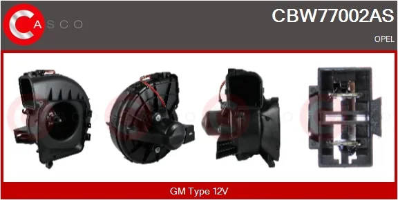 vnitřní ventilátor CASCO CBW77002AS vnitřní ventilátor CASCO CBW77002AS