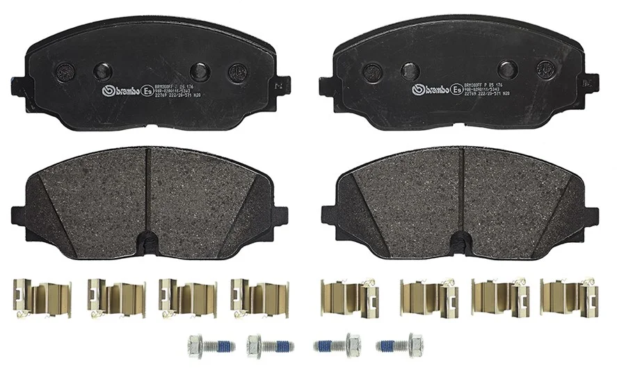 Sada brzdových destiček, kotoučová brzda BREMBO P85176