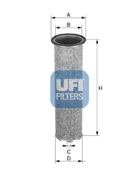 Filtr - sekundární vzduch UFI 27.377.00