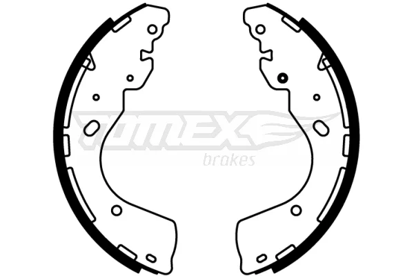 Sada brzdových čelistí Tomex Brakes TX22-66