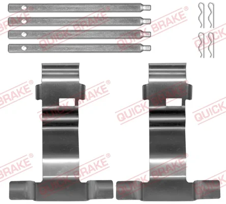 Sada prislusenstvi, oblozeni kotoucove brzdy QUICK BRAKE 109-0043