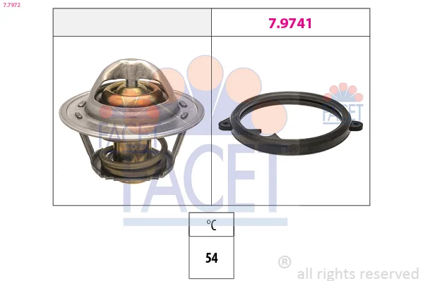 Termostat, chladivo FACET 7.7972