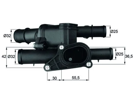 Termostat, chladivo MAHLE TM2105 Termostat, chladivo MAHLE TM2105